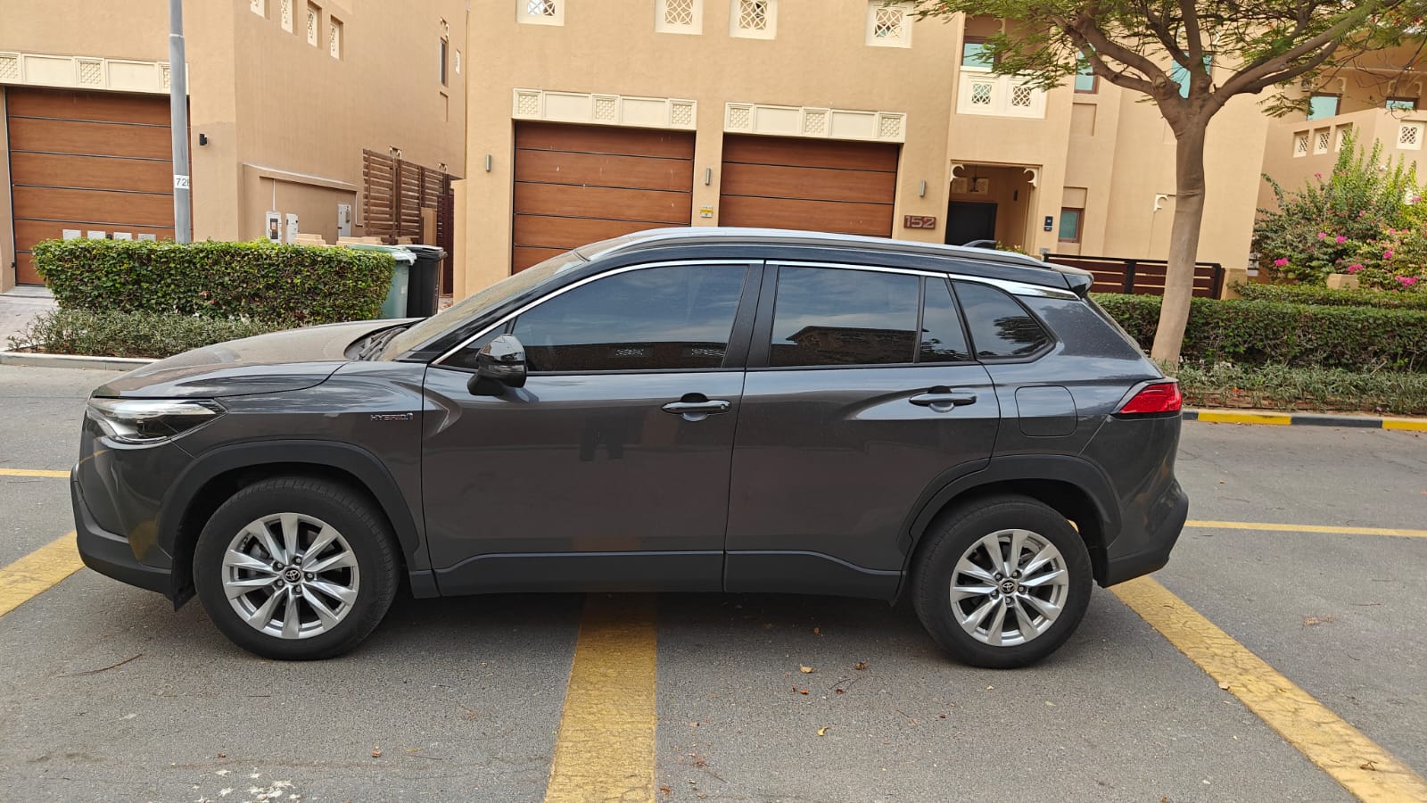Dark Gray Toyota Corolla Cross Hybrid XSE 2024